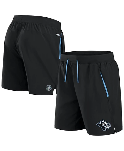 Fanatics Men's Black Utah Mammoth Authentic Pro Rink Performance Shorts