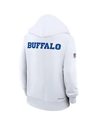Nike Women's White Buffalo Bills 2025 Rivalries Collection Standard Issue Sideline Dri-fit Hoodie
