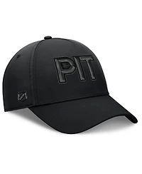 Fanatics Men's Black Pittsburgh Penguins Authentic Pro Road Team Code Flex Hat