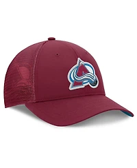 Fanatics Men's Burgundy Colorado Avalanche Authentic Pro Home Ice Trucker Adjustable Hat