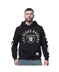 Starter Men's Black Las Vegas Raiders Handoff Fleece Hoodie Sweatshirt