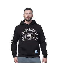 Starter Men's Black San Francisco 49ers Handoff Fleece Hoodie Sweatshirt