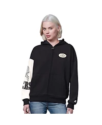 Starter Women's Black San Francisco 49ers 4th Down Full-Zip Hoodie