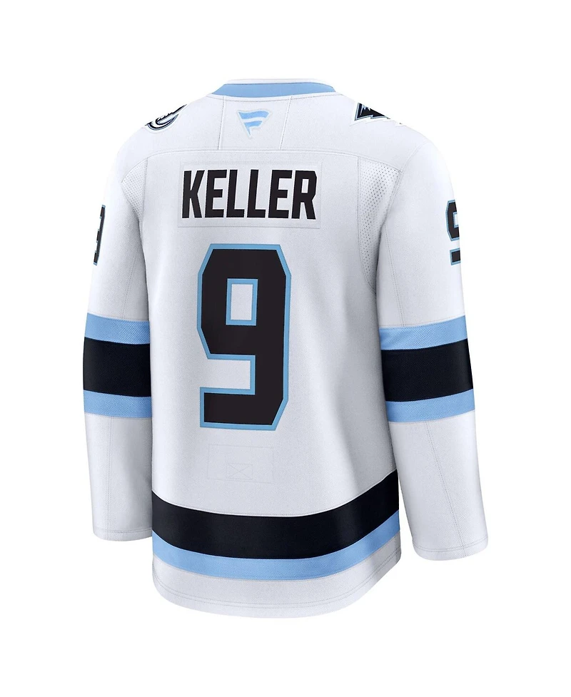 Fanatics Men's Clayton Keller White Utah Mammoth Away Premium Player Jersey