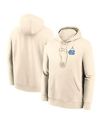 Nike Men's Cream North Carolina Tar Heels Campus Shadow Hoodie