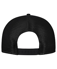 New Era Men's Cream/Black New Orleans Saints Cutout A-Frame 9FIFTY Snapback Hat