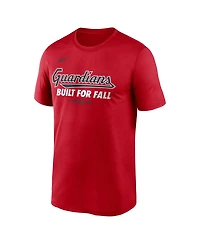 Nike Men's Red Cleveland Guardians 2025 Mlb Postseason Authentic Collection Legend Dri-fit T-Shirt