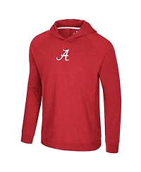 Colosseum Men's Crimson Alabama Tide Back Business Long Sleeve Raglan T-Shirt