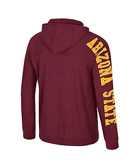 Colosseum Men's Maroon Arizona State Sun Devils Back in Business Long Sleeve Raglan T-Shirt