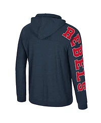 Colosseum Men's Navy Ole Miss Rebels Back Business Long Sleeve Raglan T-Shirt