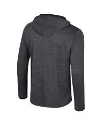 Colosseum Men's Gray Duke Blue Devils Always Sunny Lightweight Quarter-Zip Hoodie