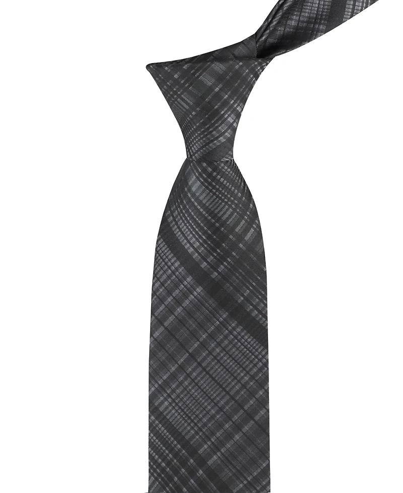 Calvin Klein Men's Kalie Ombre Plaid Tie