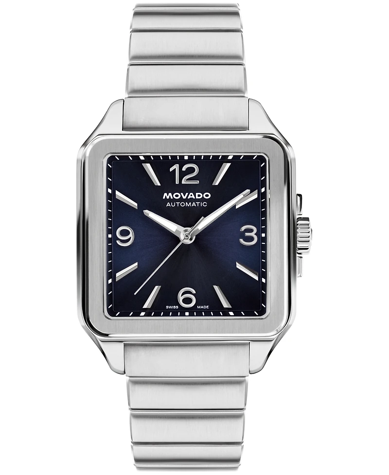 Movado Men's 1917 Swiss Automatic Stainless Steel Watch