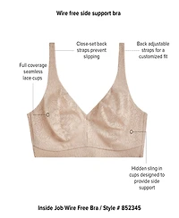 Wacoal Women's Inside Job Wireless Full-Coverage Bra