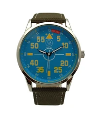 Olivia Pratt Olive Denim Band Big Face and Numbers Men Watch