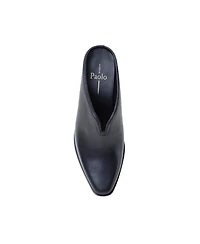 Shelley | Mid-Height Stack Heel Western Mule