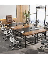 63 x 31.5 inches Computer Desk, Sturdy Large Office Premium 2 Person Long Desks