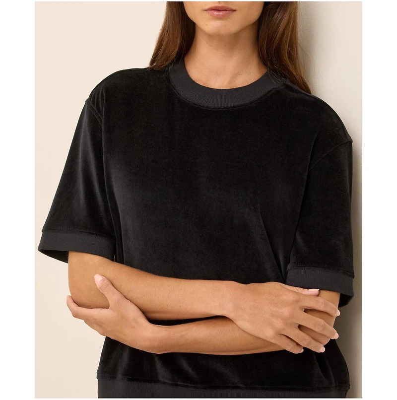 Pact Women's Organic Cotton Velour T-Shirt
