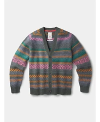 Aubin Men's Fair Isle Wool Cardigan