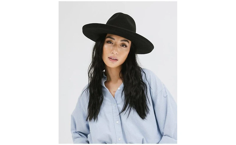 Chic Maude Pencil Brim Fedora Hat for Modern Style