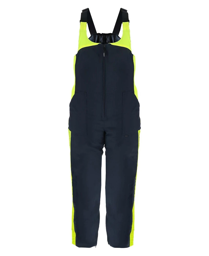 RefrigiWear Men's Endurance Drive Cold Storage Overalls – -30°F Insulated Bibs with 600-Denier Shell & Knee Protection