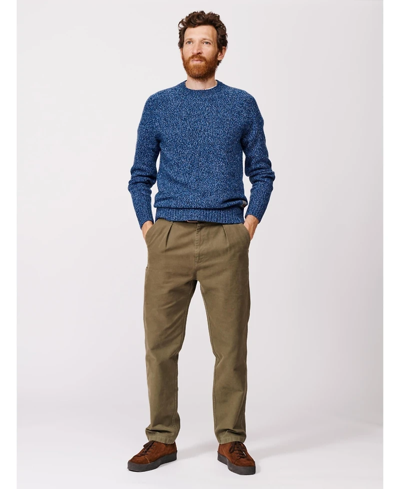 Aubin Men's Riply Twist Crew Neck Sweater