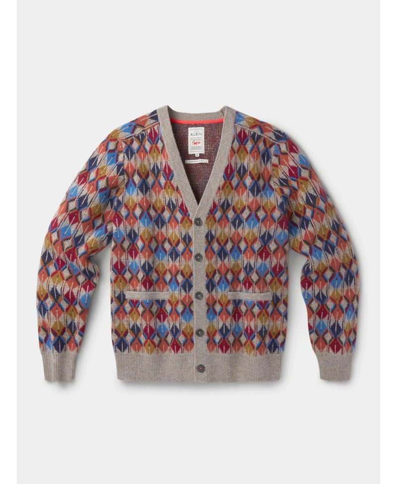 Aubin Men's Kestral Wool Blend Cardigan Sweater