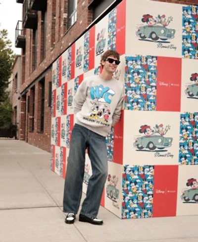 Disney Macys Mens Mickey Friends Nyc Balloon Sweatshirt Look