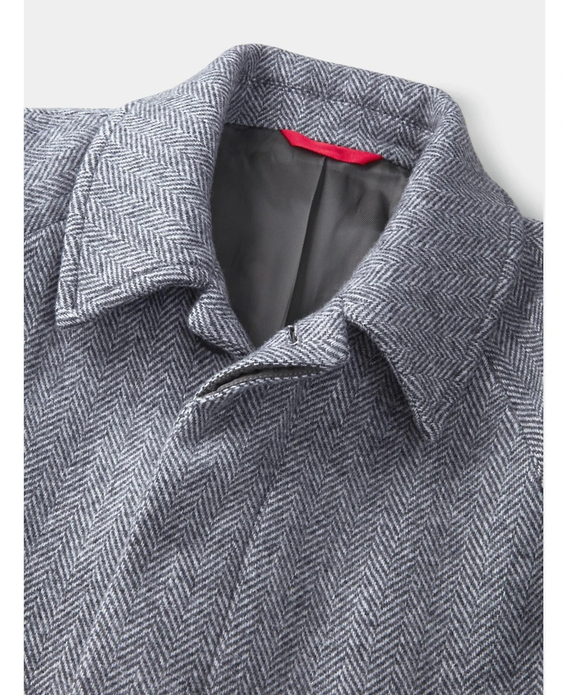 Aubin Men's Dawes Wool Blend Overcoat