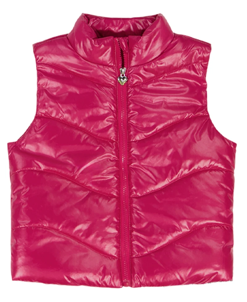 Kids Headquarters Girls 2T-4T 3-Piece Vest, T-Shirt, and Leggings Set