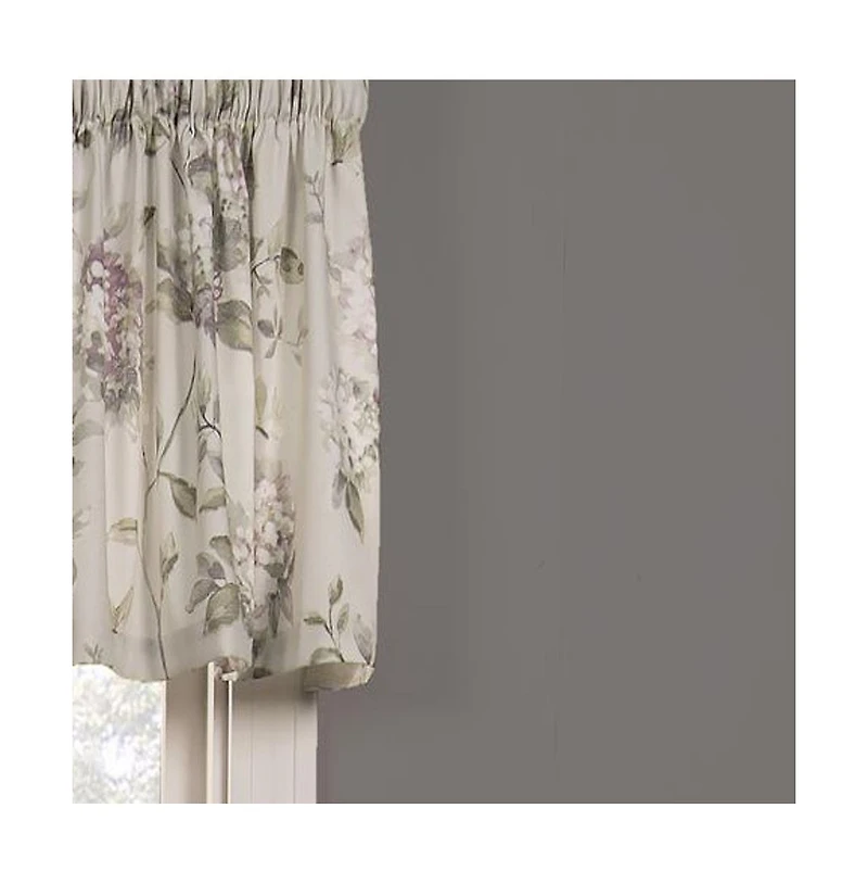 Ellis Curtain Abigail High Quality Water Proof Room Darkening Blackout Tailored Window Valance - 80 x 15