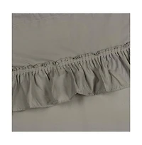 Ellis Stacey 1.5" Rod Pocket High Quality Fabric Solid Color Window Ruffled Swag 60"x38