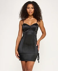 Katia Rae Juniors' Side Lace-Up Dress