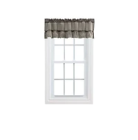 Ellis Stacey 1.5" Rod Pocket High Quality Fabric Solid Color Window Ruffled Filler Valance 54"x13