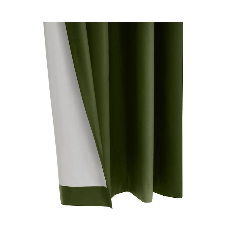 Thermaplus Alpine Blackout Premium Stylish and Functional Grommet Curtain Panel 52" x 95" Olive