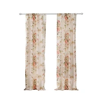 Greenland Home Fashions Grace Embrace Beauty Luxurious Modern Window Treatment Panel Pair Window Each Panel 42"x84" Buttercup