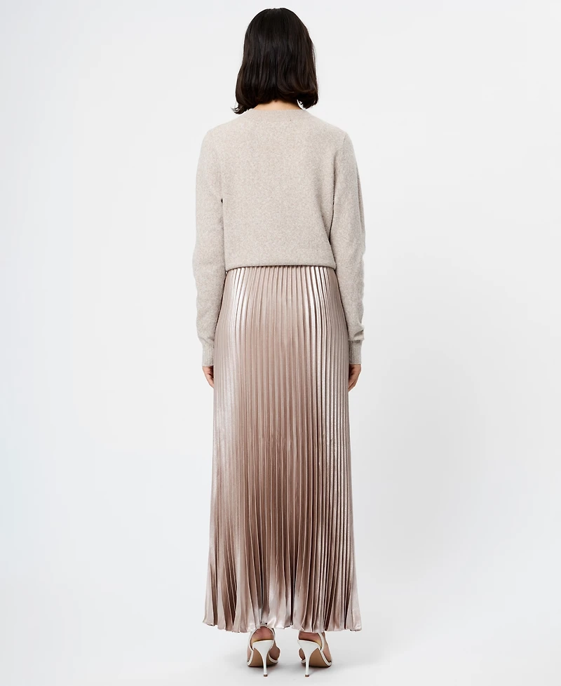 French Connection Women's Pleated Midi Skirt
