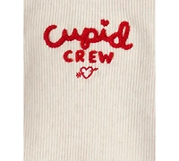 Carter's Baby Girls or Boys 2-Piece Cupid Crew T-Shirt and Pants Set