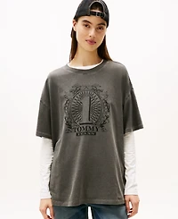 Tommy Jeans Women's Oversized Dollar Logo T-Shirt