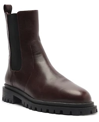 Arezzo Women's Brandy Mid Block Heel Round Toe Booties