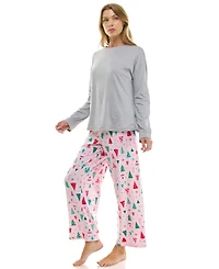 Roudelain Women's Printed Open Leg Pants