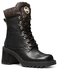 Michael Kors Women's Cade Round Toe Heeled Booties