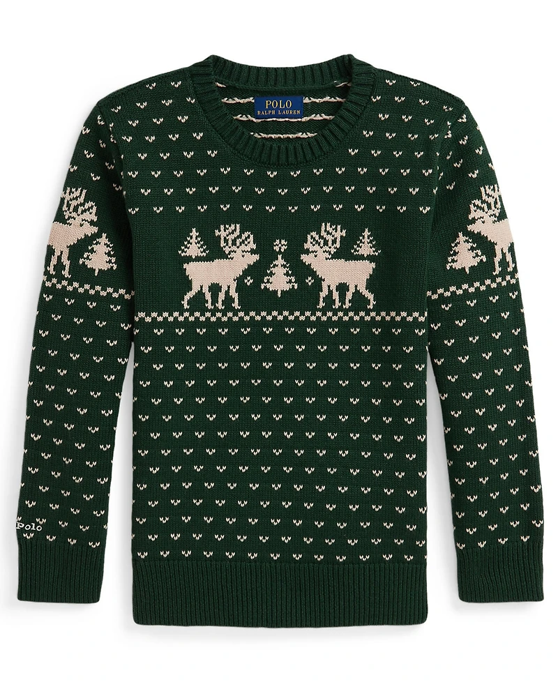 2/16NM Cotton Wool-long Sleeve-crew Neck-pullover-sweater