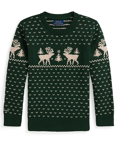 2/16NM Cotton Wool-long Sleeve-crew Neck-pullover-sweater