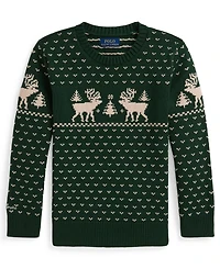 2/16NM Cotton Wool-long Sleeve-crew Neck-pullover-sweater