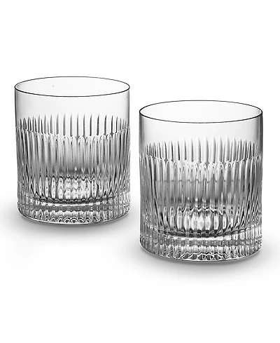 Philip Whitney Apex Double Old Fashioned Glass, Set of 2