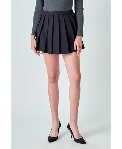 endless rose Women's Pleated Mini Skort