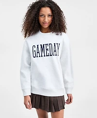 Bar Iii Women's Gameday Crewneck Sweatshirt, Macy's Exclusive
