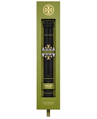 Tory Burch The Kira Black Leather Strap For Apple Watch 38mm-45mm