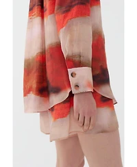 Nocturne Women's Printed Flowy Shirt